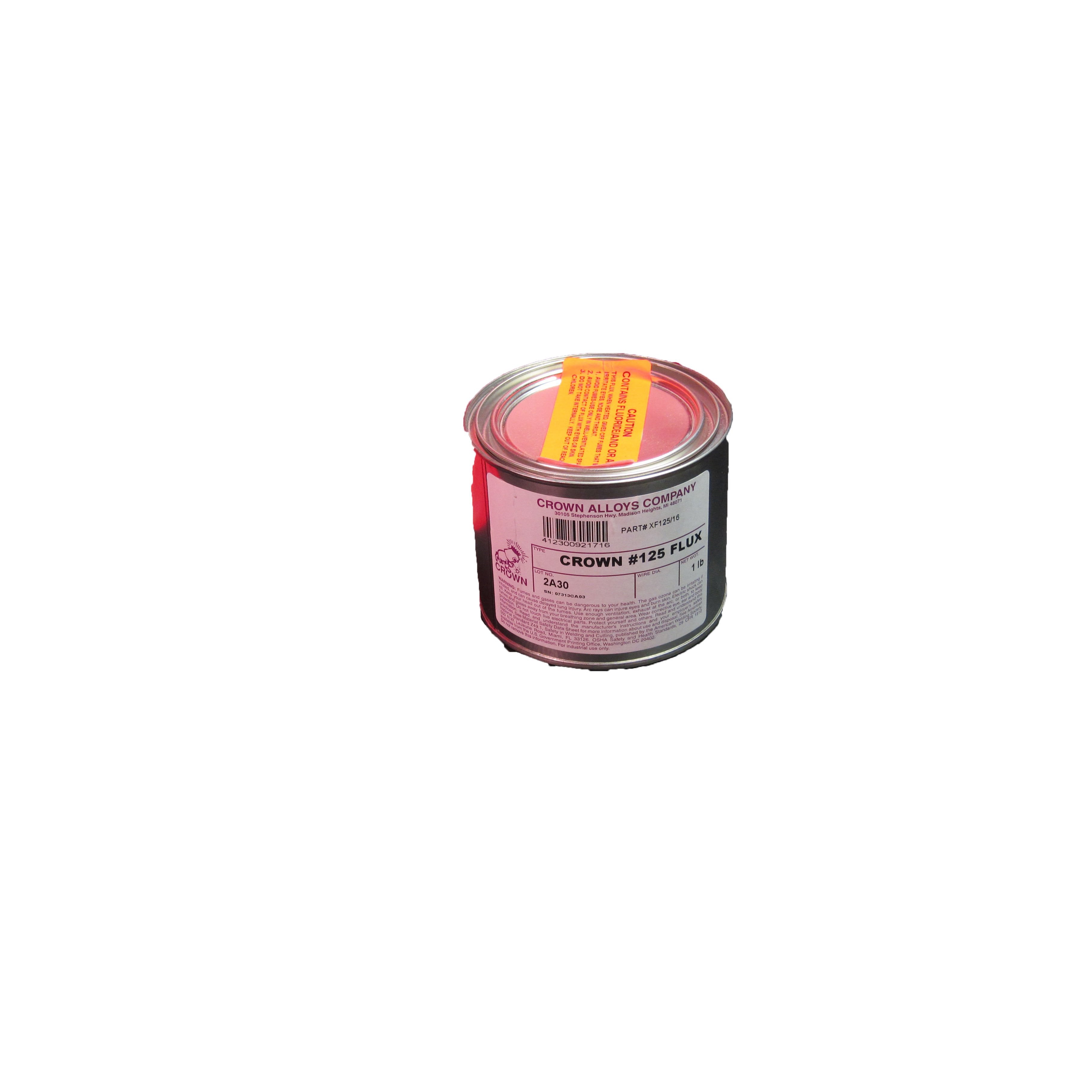 Hot Deal! Crown Alloys 16oz General Flux Jar XF125/16